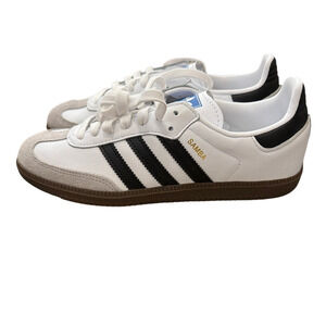 adidas Samba IG9030 OG Athletic Shoe Cloud White / Core Black Size 8 New